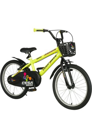 Cesa Bike Zezu 20 Felgenfahrrad 6-10 Jahre alt, Kinderfahrrad, neongelb, 20. 010 - 1