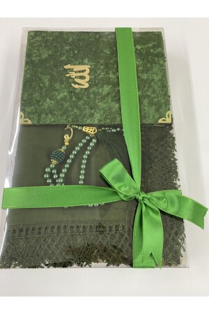 م.ن.ز-دووري - هدية - مجموعة حزمة عروسة 4 قطع - ملابس صلاة مطلية - طيفيتة صلاة السجادة - ياسين - كريات صلاة - Ayhanhome