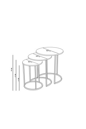 Ceylin 4-teiliges Satzstuhl- und Couchtisch-Set Silberfarbenes Metallbein Schwarzer unzerbrechlicher Spiegel PukkaZigon - 6