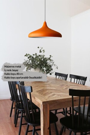 Champion Orange Einzel-Kronleuchter, Hängelampe, Wohnzimmer, Küche, Büro, Café, Boutique-Lampe, Beleuchtung, Kronleuchter - 4