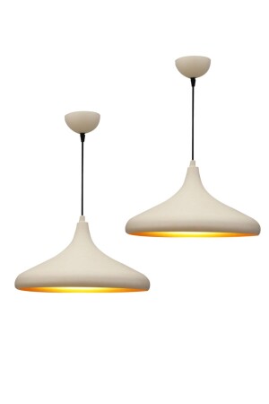 Champion Weißer Doppel-Kronleuchter, Hängelampe, Retro-Lampe, Küche, Wohnzimmer, Tischplatte, Friseurlampen, Kronleuchter 2066whiteikili - 4