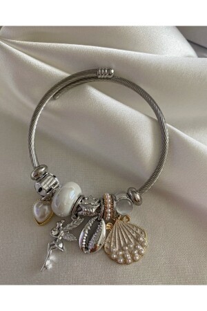 Charm-Armband aus Stahl - 4