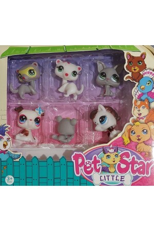 Cheerful Pets 6-teiliges Haustier-Familienspielzeug Pet Star 6-teilige Haustierkollektion PRA-5139776-6883 - 2