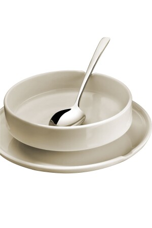 Chef Taste Of 24 cm tiefer Teller Creme CTO24CK0014 - 6