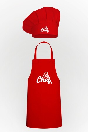 Chef Written Design Cork Bonnet & Kitchen Apron Advantage Package TTMP0690 - 2