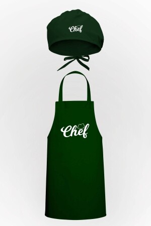 Chef Written Design Küchenschürze und Haube, Vorteilspaket TTP0667 - 2