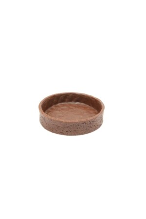 Chef's Atelier Chocolate Mittelgroßer, runder, gebutterter Artisan-Törtchenboden, 57 x 15 mm, 20 Stück - 1