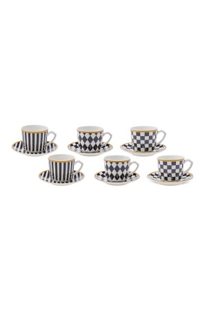 Chekers Kaffeetassen-Set für 6 Personen 80 ml 153. 03. 06. 6223 - 6