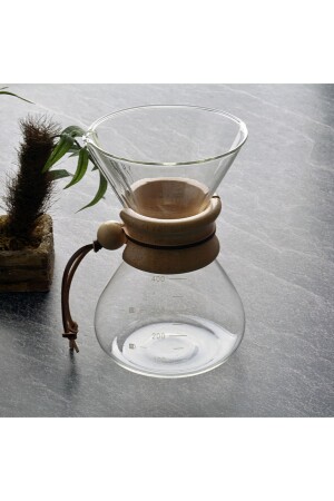 Chemex 400 Ml Cam Kahve Demleme Karafı THN87225 - 1