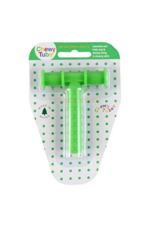 Chewy Tubes - Knobby Green Çiğneme Tüpü DM2478 - 5