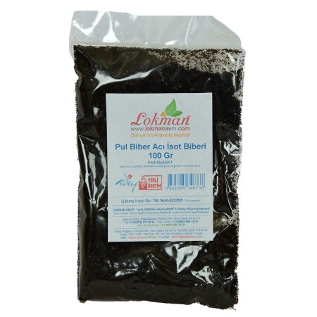 Chili Pepper Hot Isot Pepper 100 Gr Packung - 6