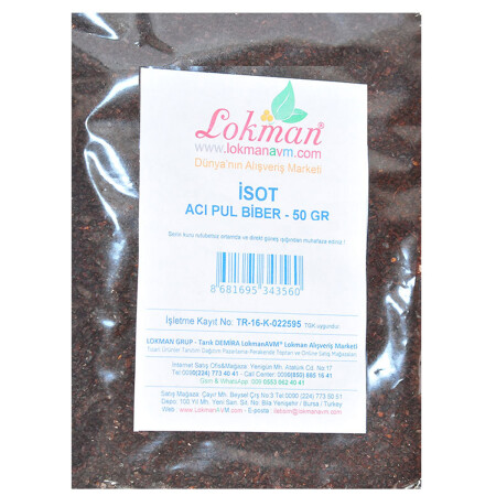 Chili Pepper Hot Isot Pepper 50 Gr Packung - 3