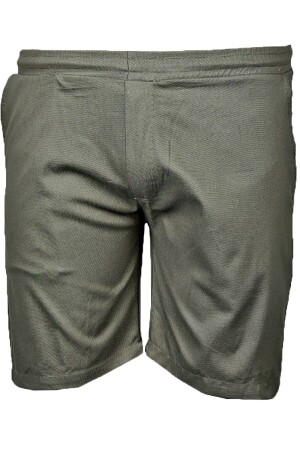 Chino-Shorts mit elastischem Bund in Übergröße - 1