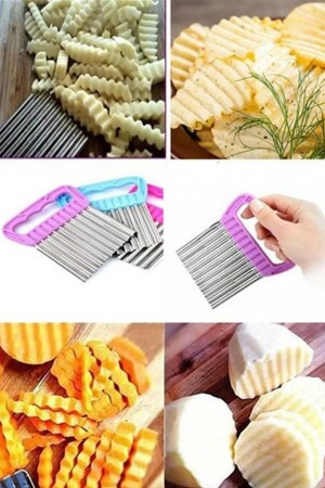 Chips Chopper Şekilli Sebze Ve Meyve Dilimleyici - 2