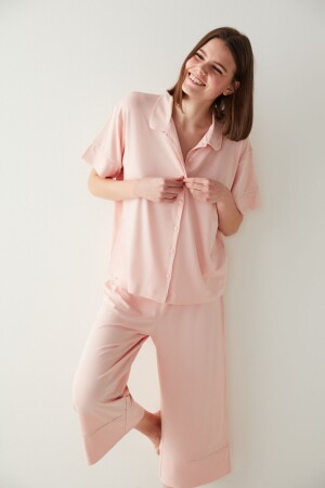 Chole Solid Shirt Pyjama-Oberteil - 1