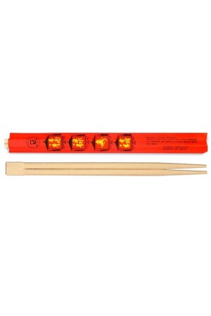 Chopstick Kırmızı Kılıflı 100 Çift Çin Çubuğu 24cm DAE916211 - 4