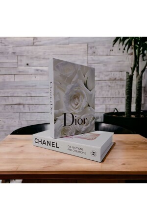 Christian Dior & Chanel dekoratives Box-Set mit 2 Bücherbox-Sets - 4