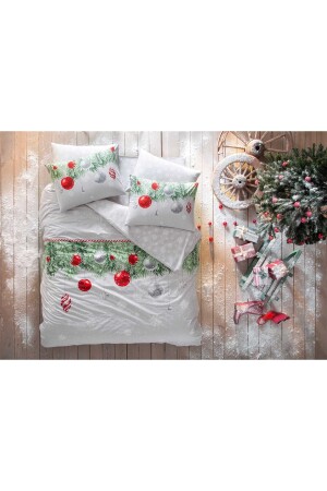 Christmas Snowflake Light Shining Double Duvet Cover Set dop13652587igo - 2