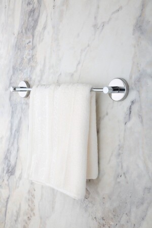 Chrom langer Handtuchhalter / Toilettenpapierhalter mit breiter Abdeckung, 2er-Set 1119 - 2