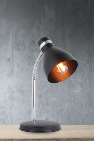 مصباح طاولة مدرجة من Chromium Modern-MNZ Black 62477 - Nisaluce