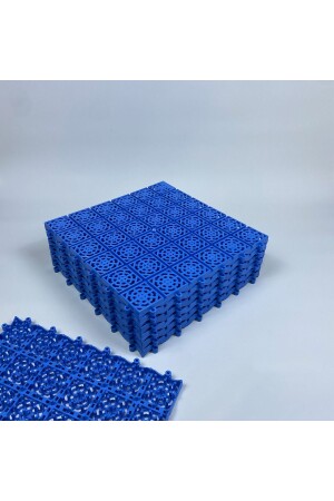 Çiçek Desenli Ortopedik Kırılmaz Plastik Yer Karosu Zemin Kaplaması- (1 Adet) 33x33 - Gerçektrend