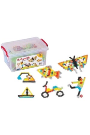 Çıçek Puzzle Küçük Kutu - 250 Parça Set - 1