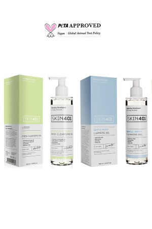 Çift Aşamalı Yüz Temizleme Rutini (Tüm Cilt Tipleri) - Skin401