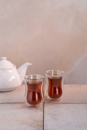 Çift Cidarlı 2’li Çay Bardağı 150ml DM451-2 - 1