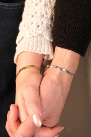 ÇİFT İTALYAN BİLEKLİK KOMBİNİ ÇELİK RENK ATMAZ - Jack Ferrero