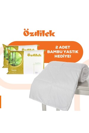 Çift Kişilik Bambu Yorgan 2 Adet Bambu Yastık TYC00431903724 - 3