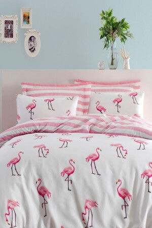 Çift Kişilik Kolay Ütülenir Nevresim Takımı Maylin Pudra Ep-015950 - Eponj Home