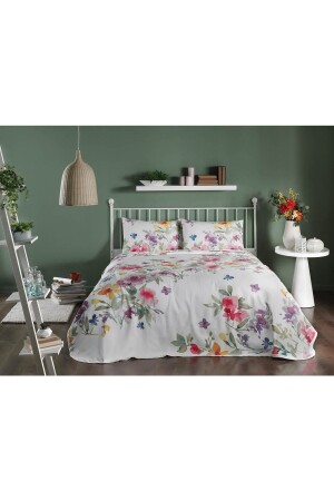 Çift Kişilik Pamuk Pike Takımı Blanche nd_8682475037228 - Taç