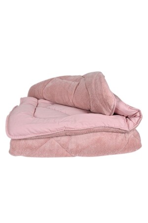 Çift Kişilik Pudra Battal Boy Silikon Dolgulu Welsoft Yorgan - Betulstore