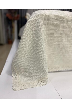 MNZ-مزدوج الصيف القطن العصا بيك مجموعة 240x260 الشاي - Kumru Çeyiz