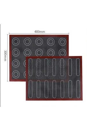 Çift Taraflı Delikli Makaron Ve Ekler Pişirme Matı Silpatı 30x40cm 10102503202206 - 3