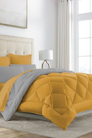 MNZ-Double Sided Lux Silicone Quilt - واحد مع حقيبة خاصة AT77TKYOR - Alla Turca