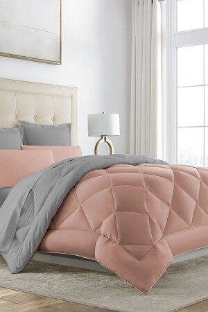MNZ-Double Sided Lux Silicone Quilt - واحد مع حقيبة خاصة AT77TKYOR - Alla Turca