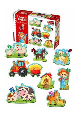 Çiftlik Hayvanları Baby Puzzle & Ilk Bebek Puzzle - 1