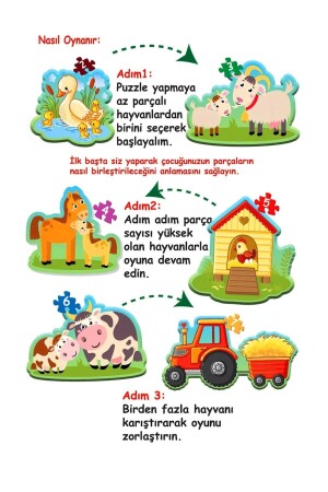 Çiftlik Hayvanları Baby Puzzle & Ilk Bebek Puzzle - 3