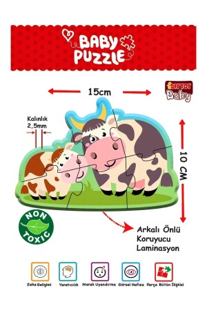 Çiftlik Hayvanları Baby Puzzle & Ilk Bebek Puzzle - 4