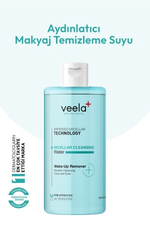 Cilt Aydınlatıcı Yüz Ve Makyaj Temizleme Suyu Micellar Cleansing Water V07 - 2