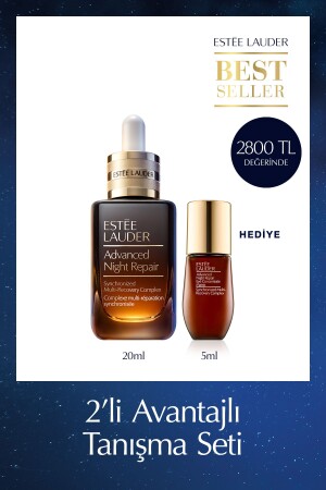 Cilt Bakım Seti - Advanced Night Repair Serum 20ml + Eye Matrix Göz Kremi 5ml, Hyalüronik Asit ELTY25 - 1