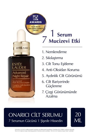 Cilt Bakım Seti - Advanced Night Repair Serum 20ml - Göz Kremi 5ml - Revitalizing Supreme Krem 5ml - 4