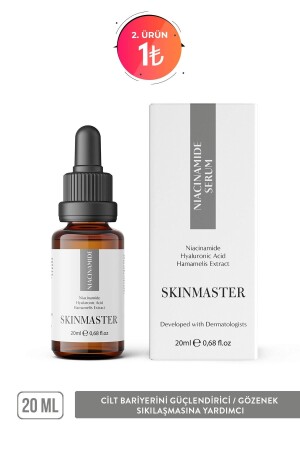 Cilt Bariyerini Güçlendirici Sebum Üretimini Dengeleyici Niacinamide Serum ( Niacinamide %5 - Ha ) S000009 - 2