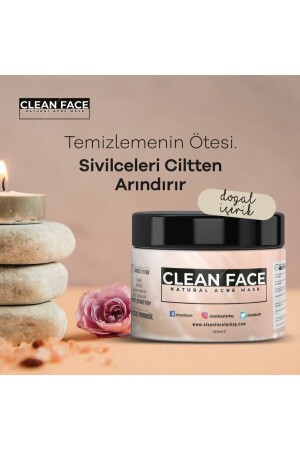 Cilt Maskesi Kil Maskesi - Siyah Nokta Karşıtı, Akne Karşıtı, Leke Karşıtı Ve Sivilce Karşıtı CLNFCFT021121 - 1