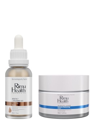 Cilt Tonu Eşitleyici Aydınlatıcı Nemlendirici Krem Ve Lekeli Ciltler Için Cilt Serumu (ARBUTİN) - Rimu Health Products