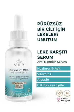 Cilt Tonu Eşitleyici - Onarıcı - Leke Karşıtı Serum 30ml (%2 ARBUTİN -% 2HYALURONİC - %2 VİTAMİN C) Anti Blemish Serum - 3