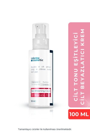 Whitening Cream (Tüm Cilt Tipleri ve Vücut İçin Cilt Tonu Eşitleyici ve Beyazlatıcı Krem) 100 ML İZBK002 - 3