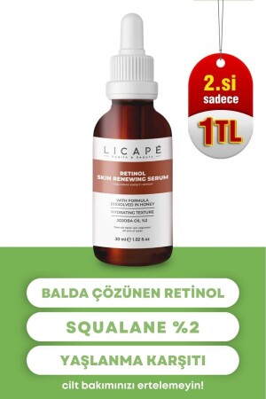 Cilt Yaşlanması Karşıtı Aydınlatıcı Retinol Serum 30ml - 1