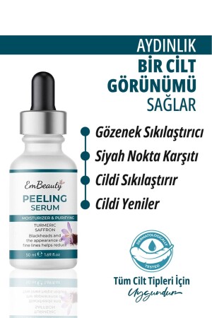 Cilt Yenileyici Ölü Deri Arındırıcı Gözenek Sıkılaştırıcı Peeling Serum 50 ml plngsrm - 4